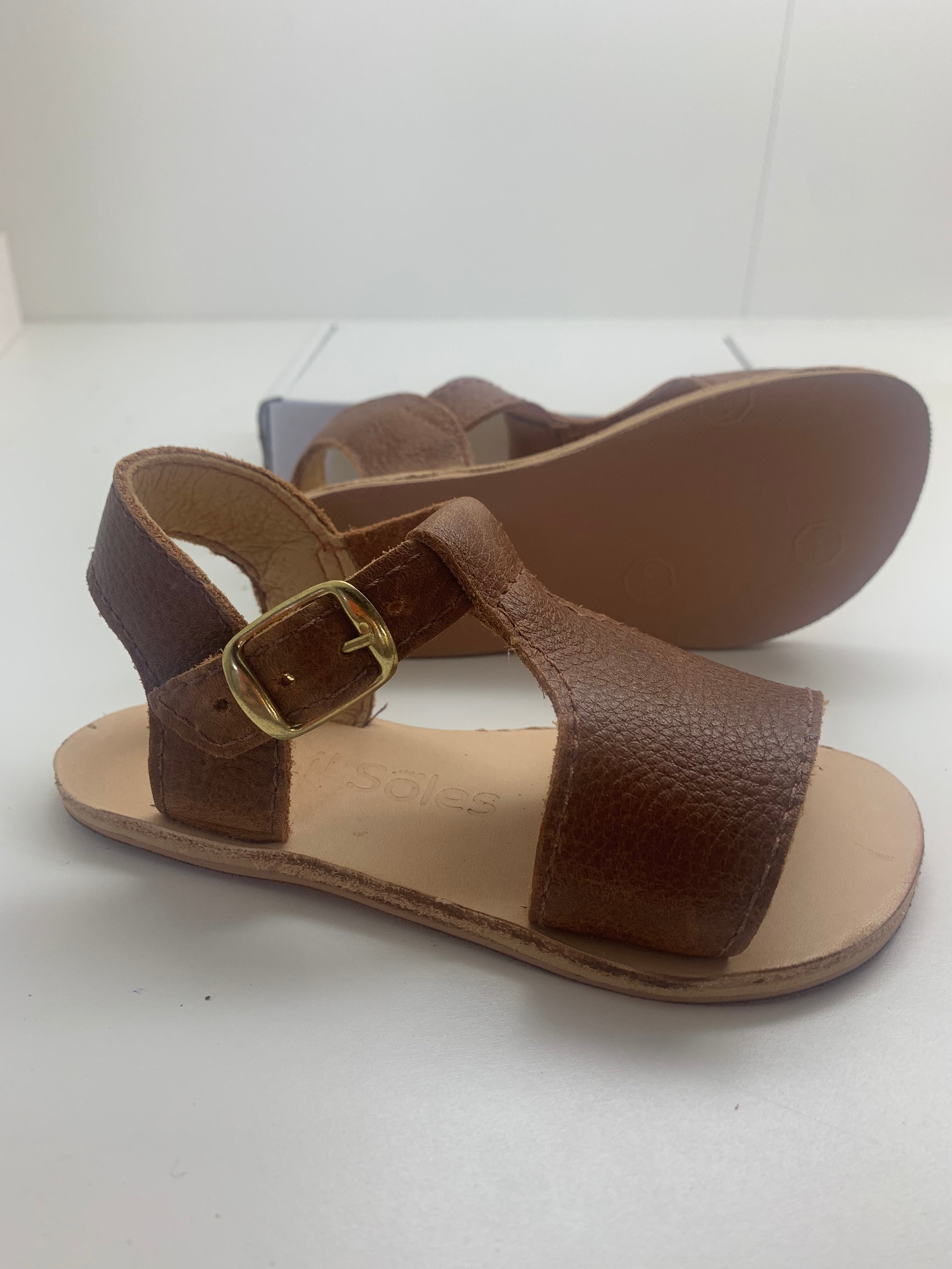 Blue T-Bar Sandal