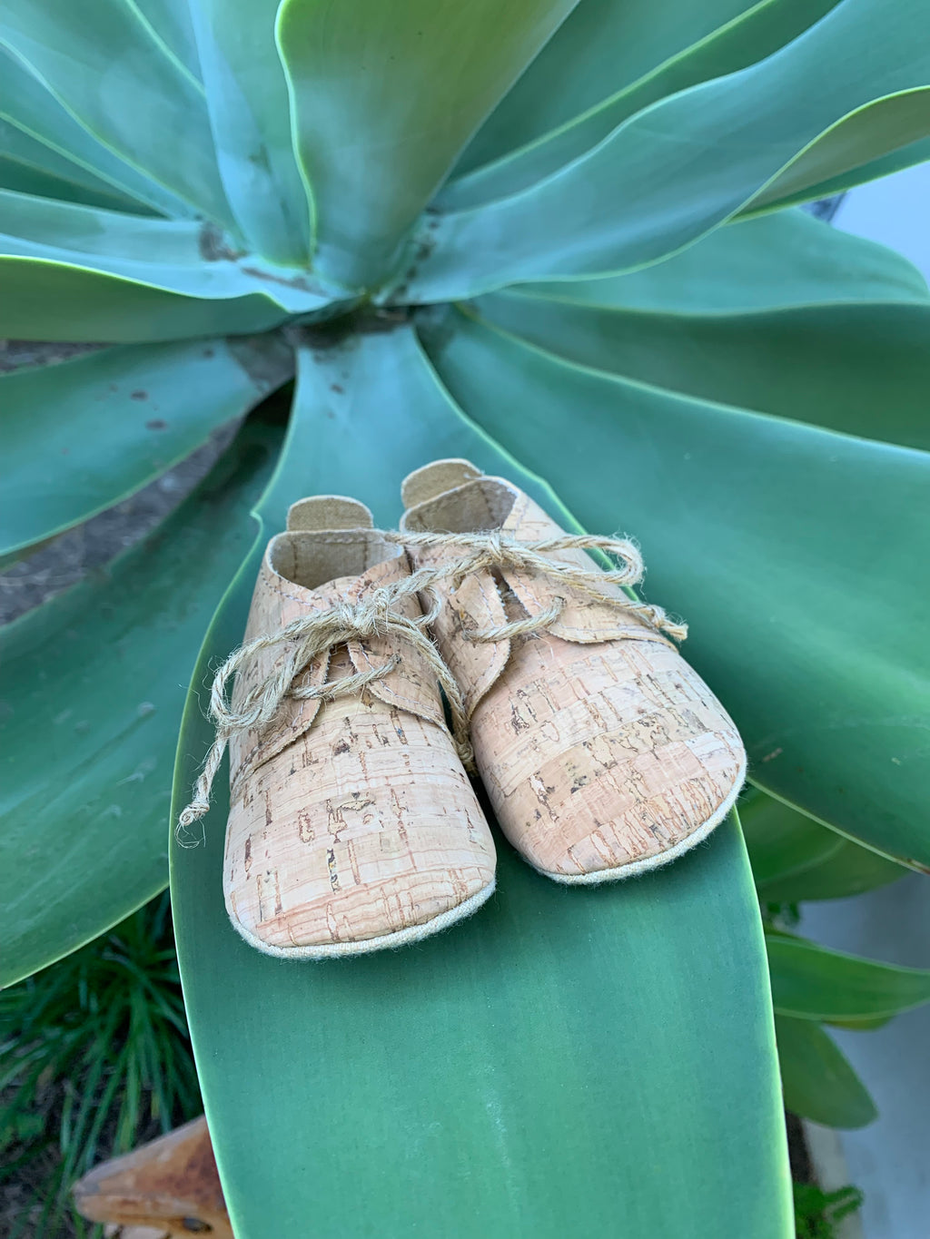 Natural Cork Oxford Shoes
