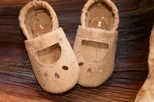 Natural Cork Ballet Shoes 