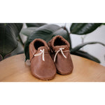 Baby Brown Leather Moccasins