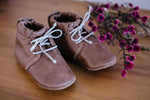 baby brown leather boots
