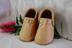Baby Tan Leather Moccasins